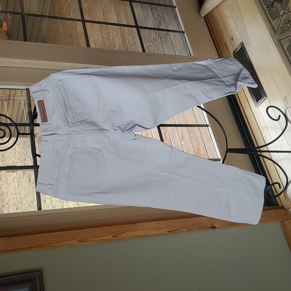 Bill Blass Jeans Stretch Perfect Fit Sz 6 Cream High Waisted Jeans - Picture 6 of 12